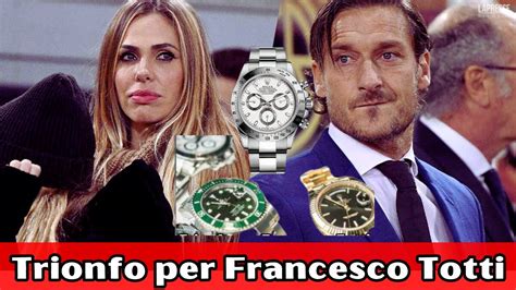 Rolex; Ilary Blasi travolta, trionfo per Francesco Totti 